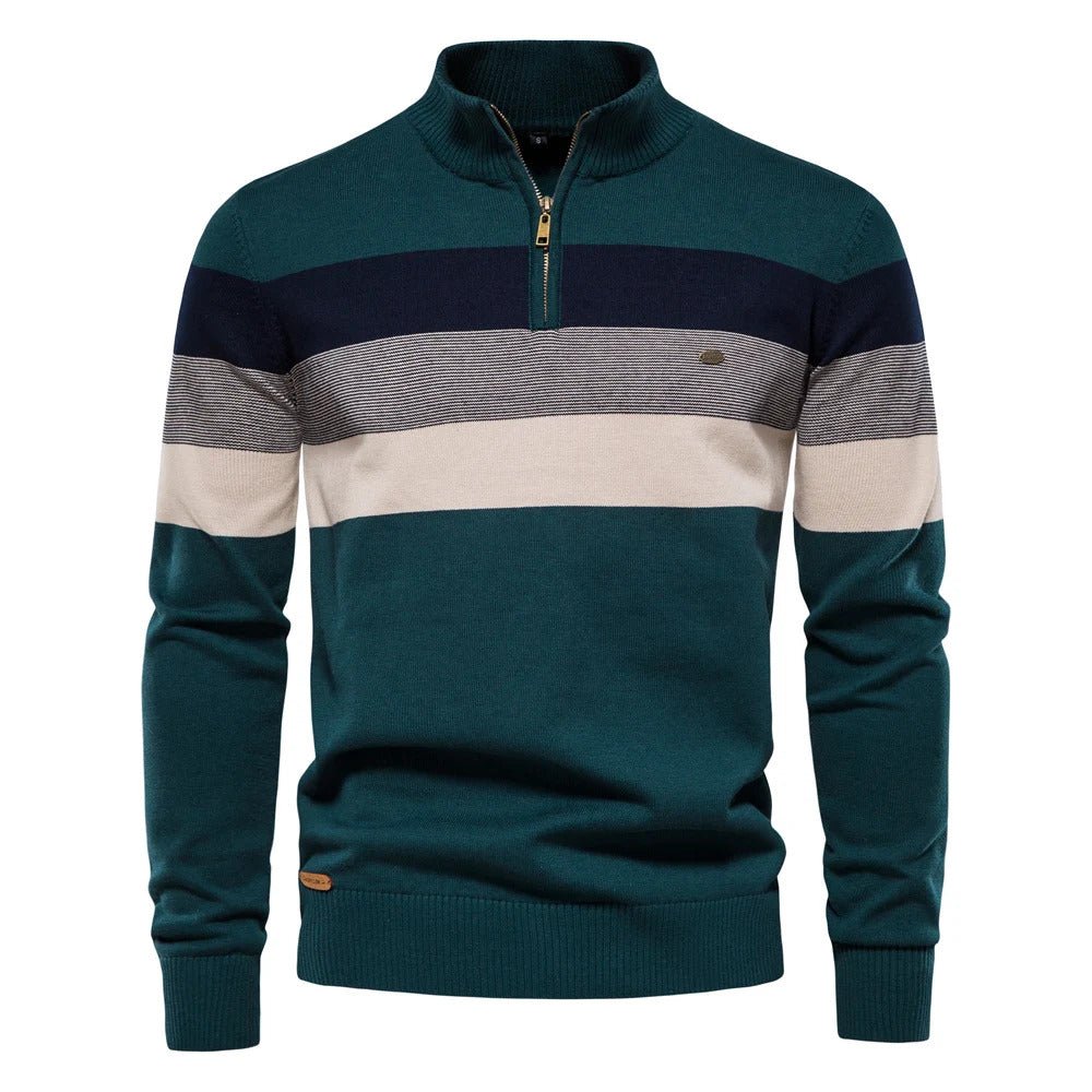 Hendrik | Men's Zip-up Pullover Sweater