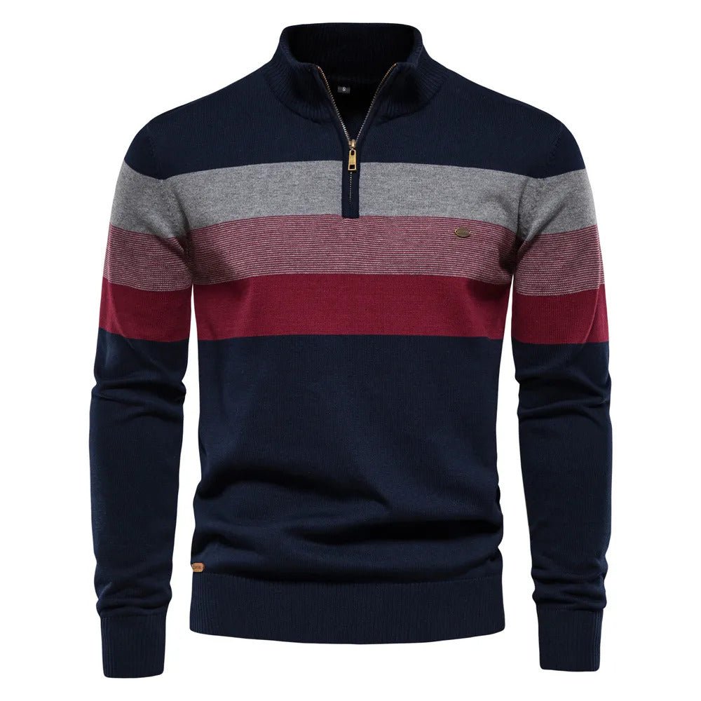 Hendrik | Men's Zip-up Pullover Sweater