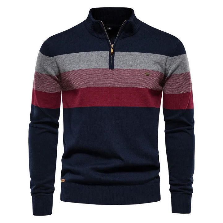 Hendrik | Men's Zip-up Pullover Sweater
