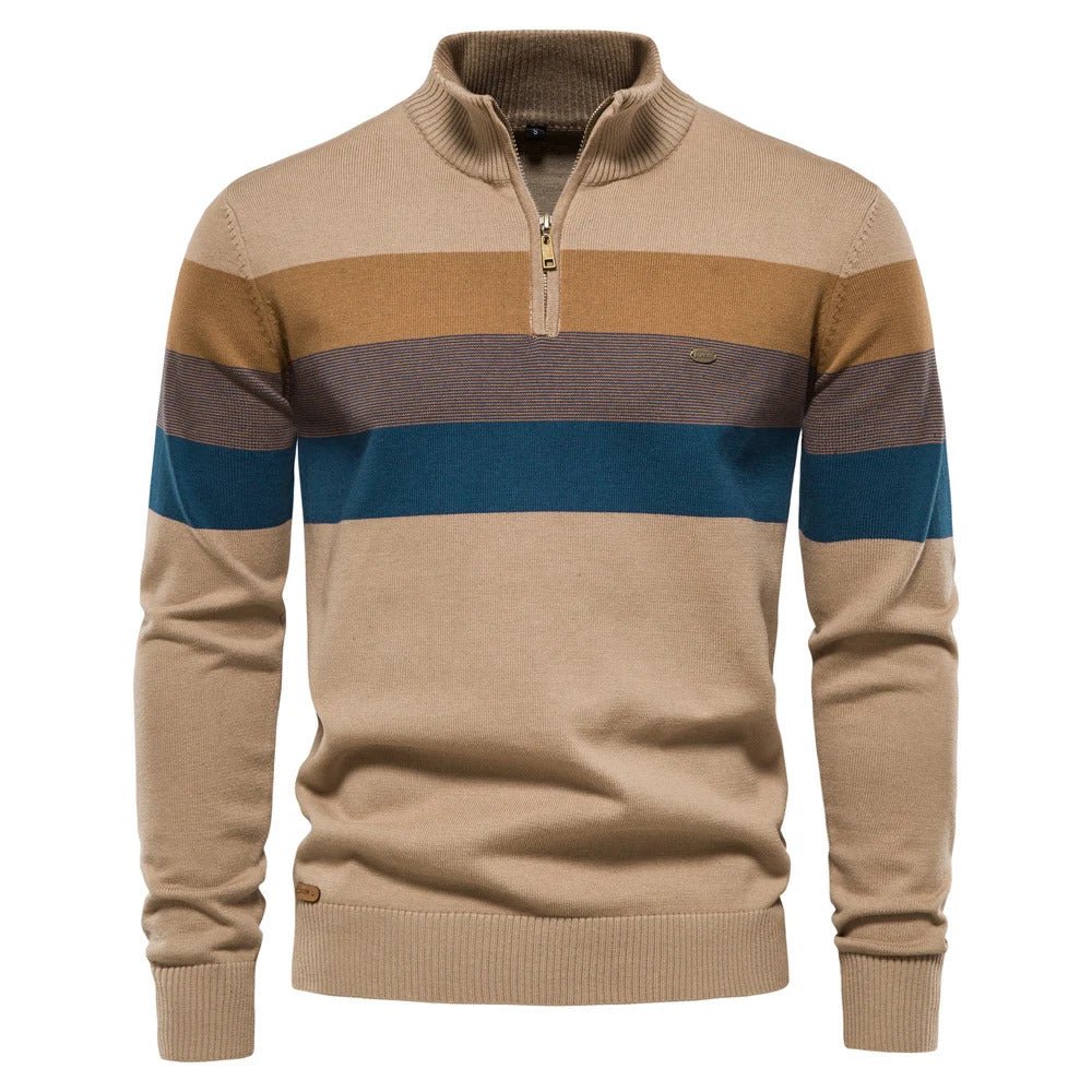 Hendrik | Men's Zip-up Pullover Sweater