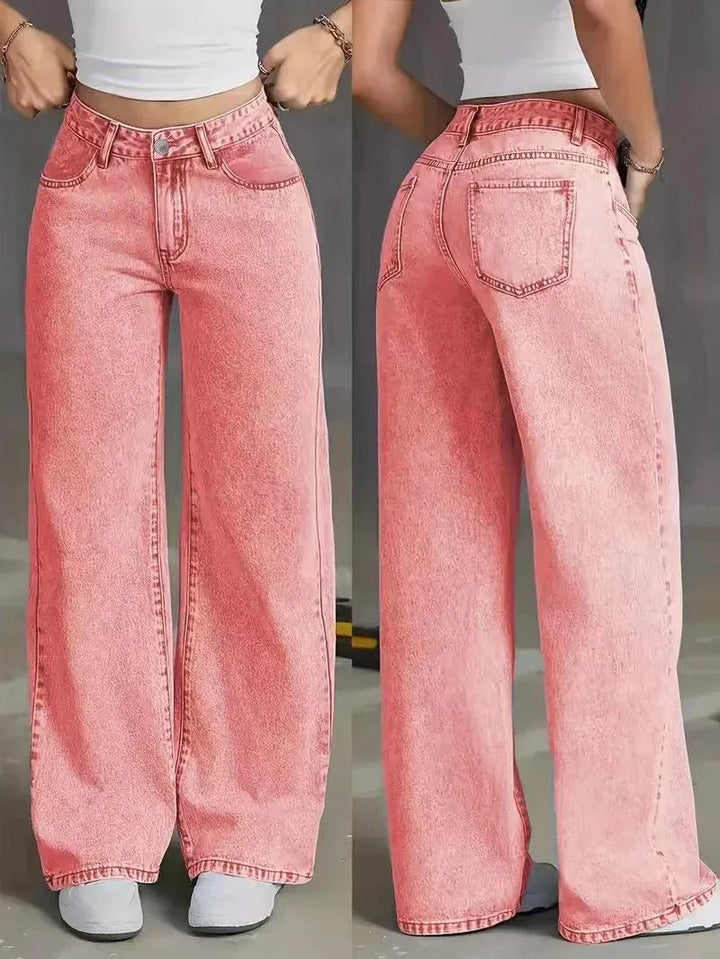 High Waist Baggy Wide Leg Jeans for Women | Casual Chic