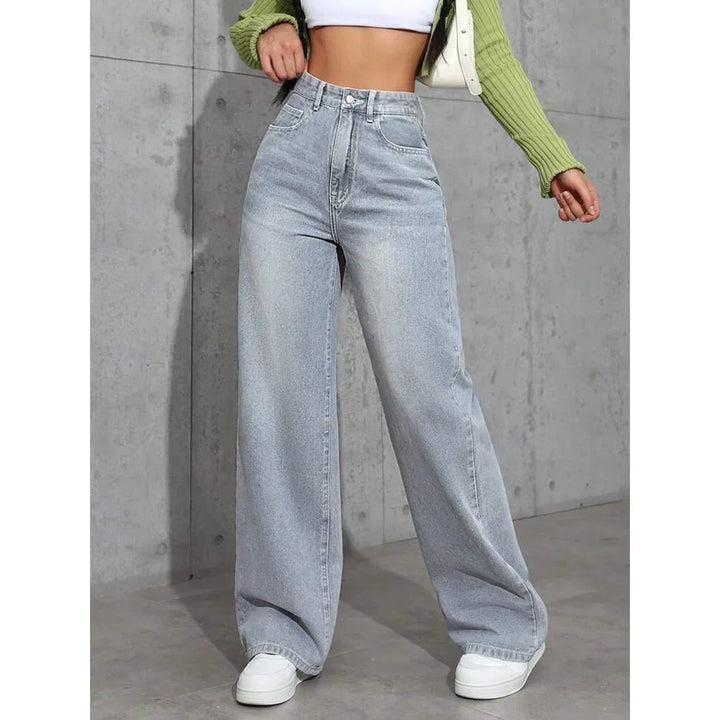 High Waist Baggy Wide Leg Jeans for Women | Casual Chic