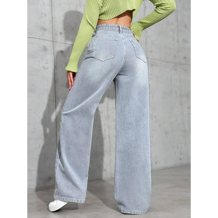 High Waist Baggy Wide Leg Jeans for Women | Casual Chic