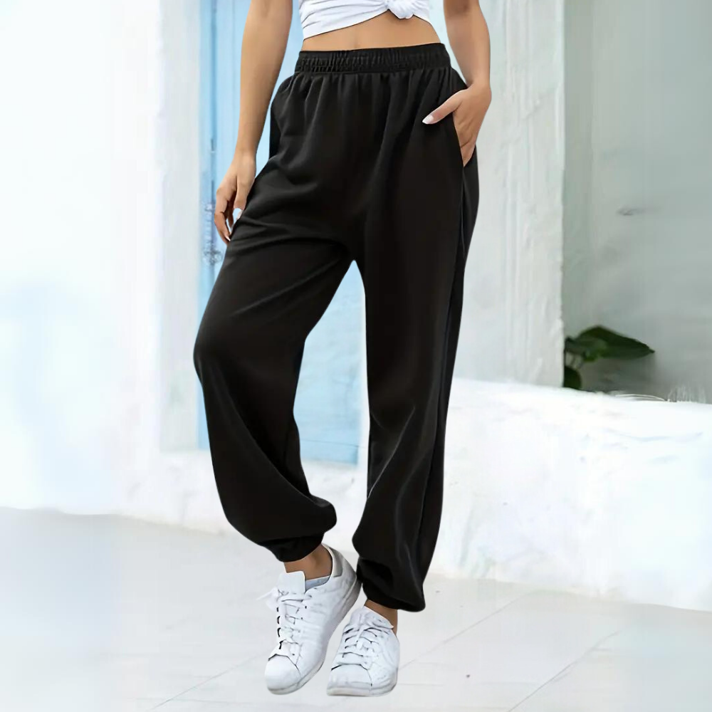 High Waist Baggy Women's Joggers | Wide Leg Sweatpants