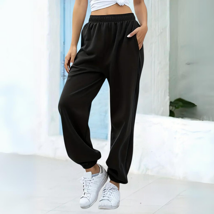 High Waist Baggy Women's Joggers | Wide Leg Sweatpants