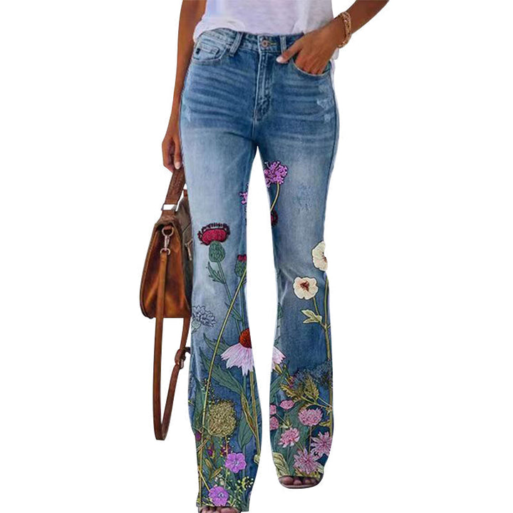 High Waist Flare Jeans | Women's Classic 5-Pocket Denim