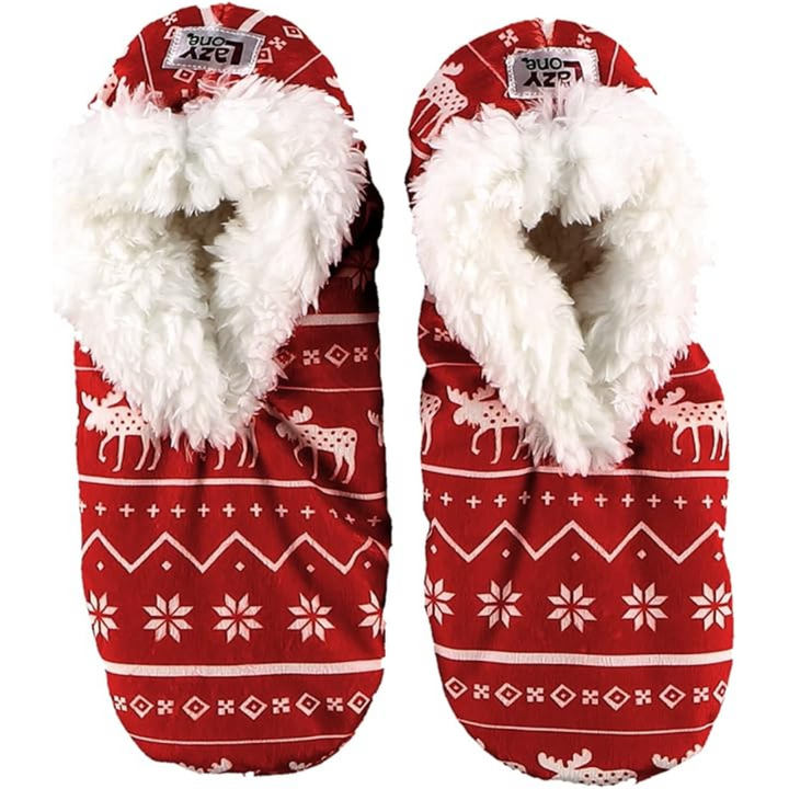 Holly Women's Slipper Socks With Grippers | Cozy Fleece Design 4
