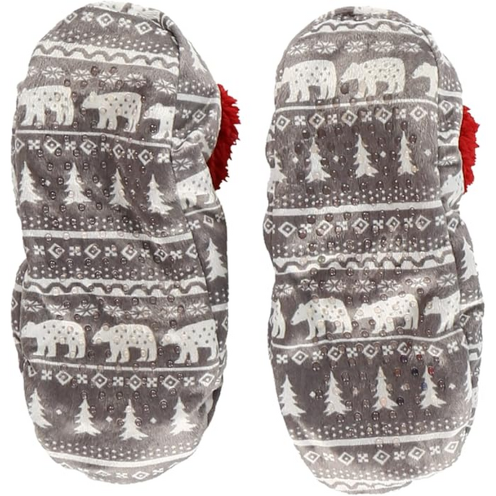 Holly Women's Slipper Socks With Grippers | Cozy Fleece Design 8