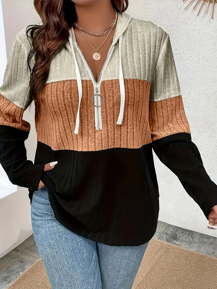 Hooded Knit Cardigan | Plus Size Women's Cardigan Sweater
