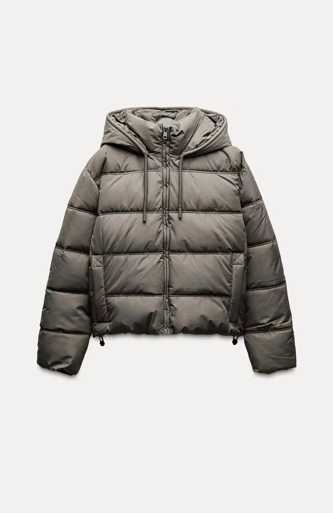 Hooded Puffer Jacket Women | Quilted Casual Winter Coat