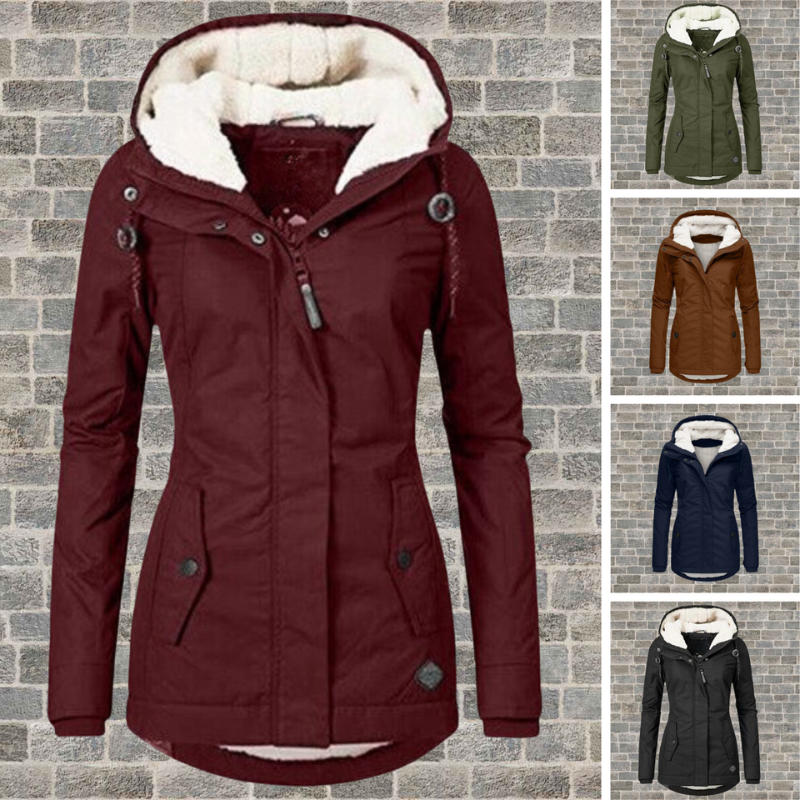 Hooded Winter Jacket for Women | Stylish Warm Winter Coat