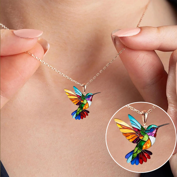 Hummingbird Jewelry Set | Necklace and Earring Set