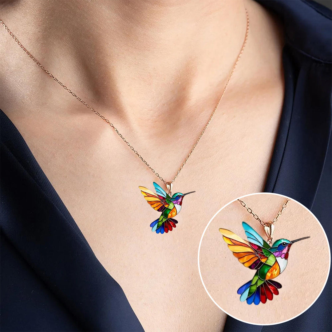 Hummingbird Jewelry Set | Necklace and Earring Set