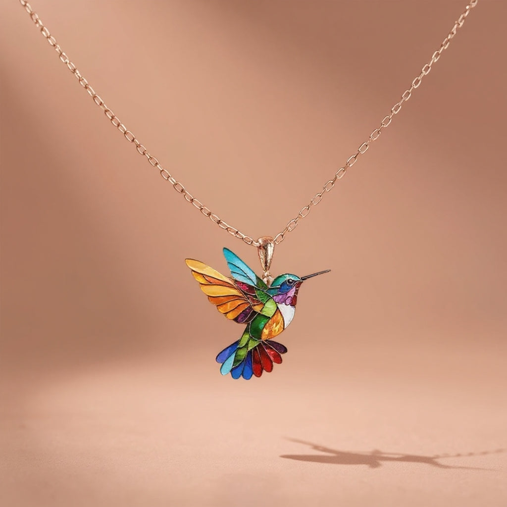 Hummingbird Jewelry Set | Necklace and Earring Set