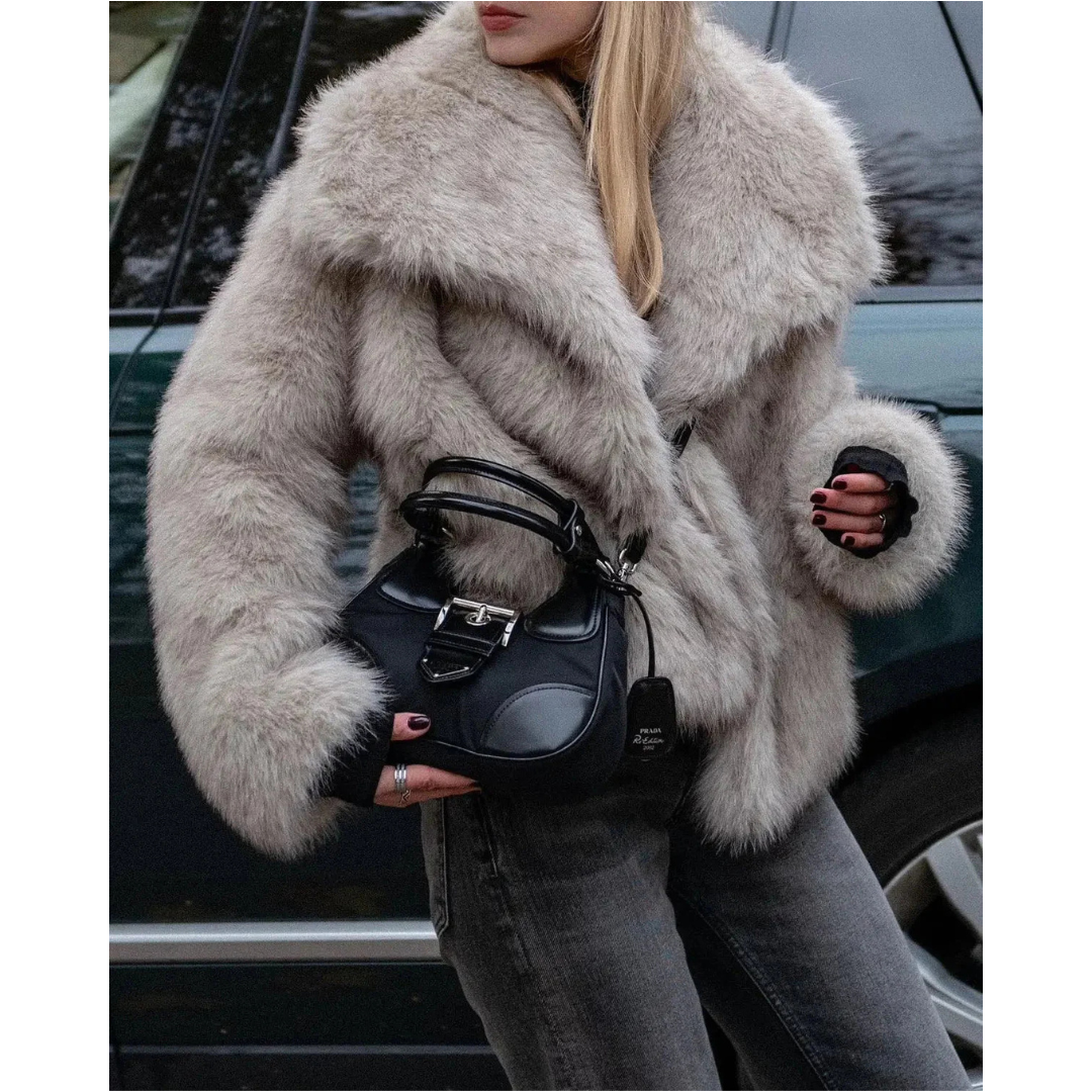 Ingrid | Faux Fur Coat for Women