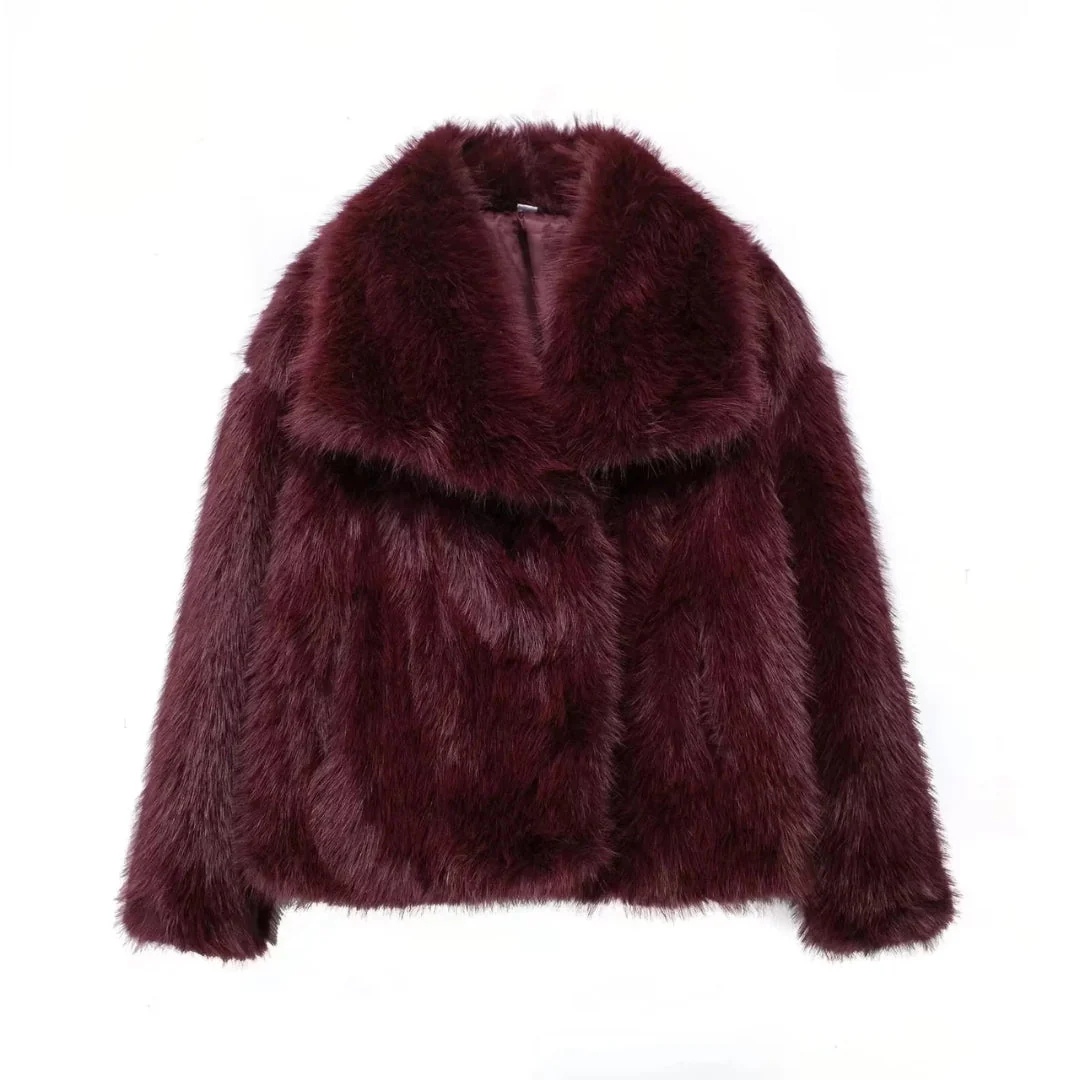 Ingrid | Faux Fur Coat for Women