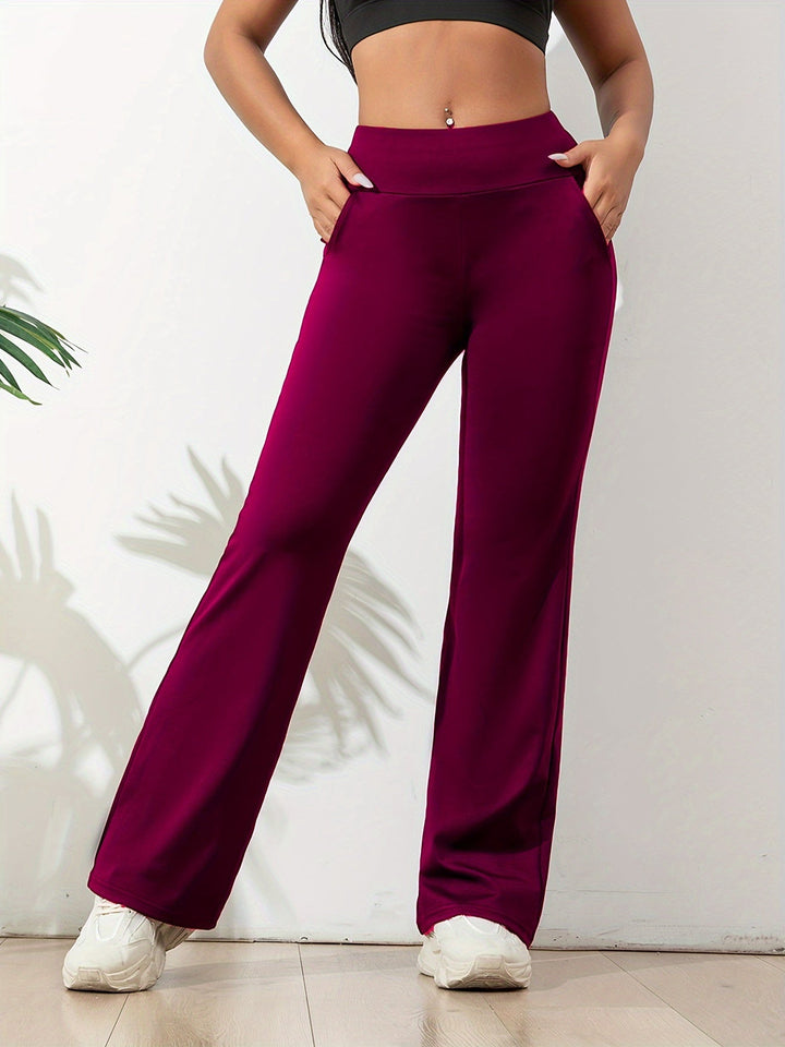 Isabella | High Waist Flared Sports Trousers for Women 4
