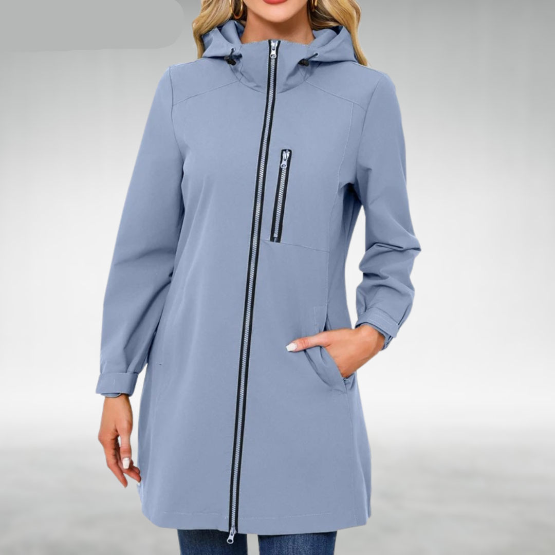 Izza Women's Waterproof Long Jacket | Women's Coats
