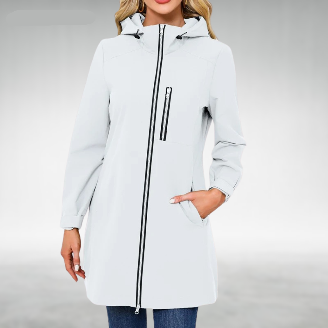 Izza Women's Waterproof Long Jacket | Women's Coats
