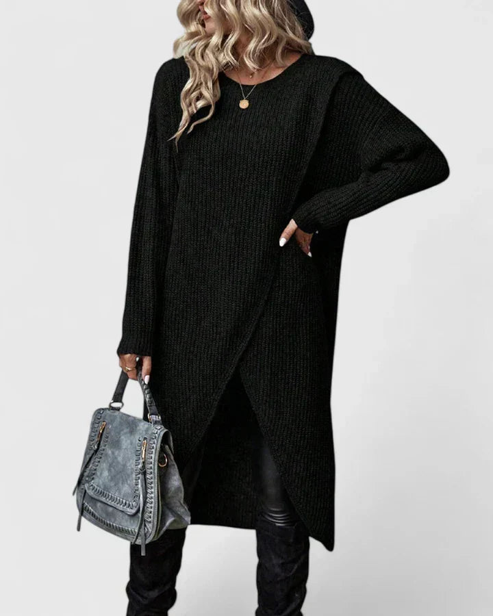 Joana | Women's Wrap Knit Winter Dress