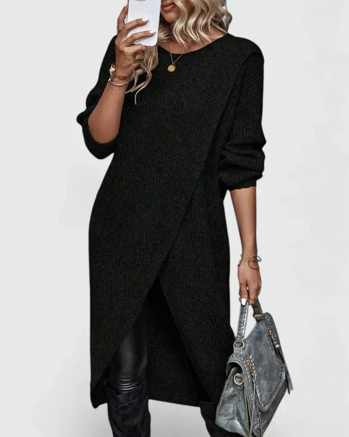 Joana | Women's Wrap Knit Winter Dress