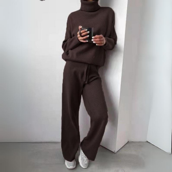 Karina Women's Set | Turtleneck and Long Pants Loungewear