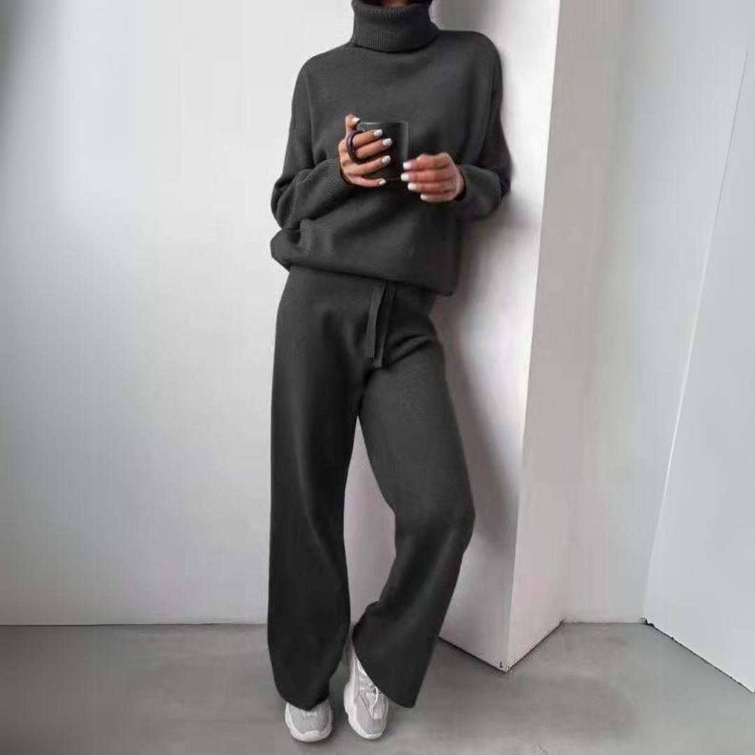 Karina Women's Set | Turtleneck and Long Pants Loungewear