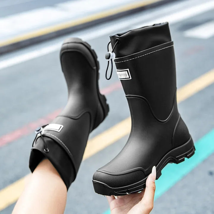 Knee-High Waterproof Rain Boots | Unisex Casual Footwear
