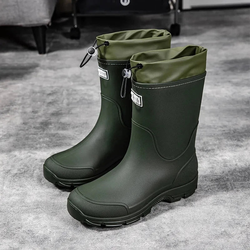Knee-High Waterproof Rain Boots | Unisex Casual Footwear
