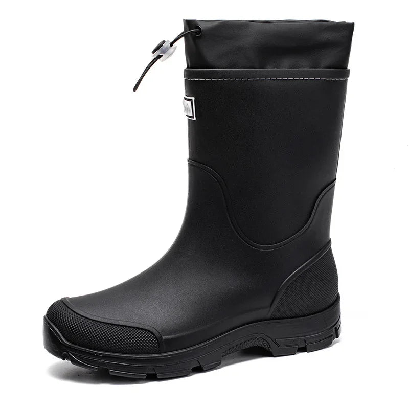 Knee-High Waterproof Rain Boots | Unisex Casual Footwear