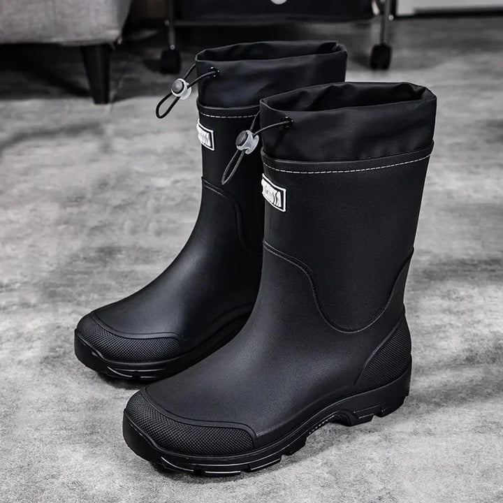 Knee-High Waterproof Rain Boots | Unisex Casual Footwear
