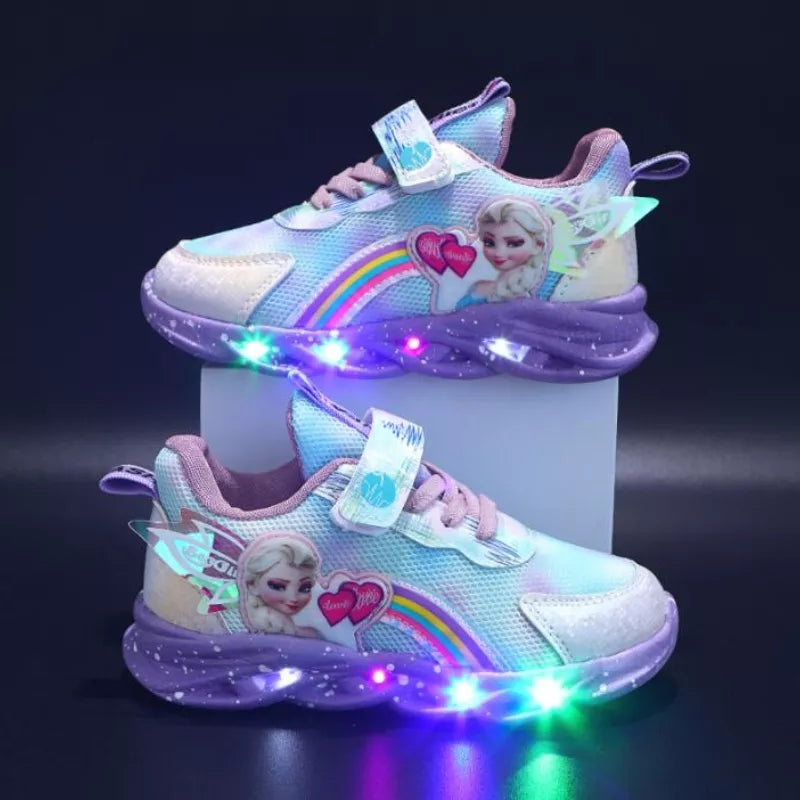 LED Glitter Sneakers for Girls | Toddler Girl Shoes