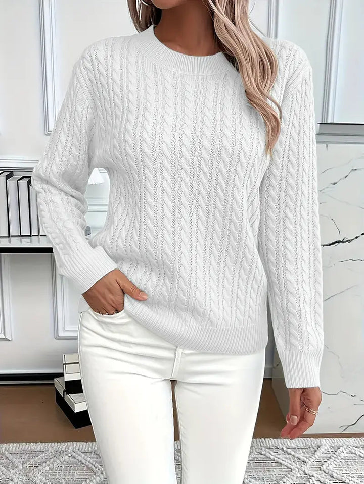 Ladies Cable Knit Jumper | Women's Jumper for Cozy Style