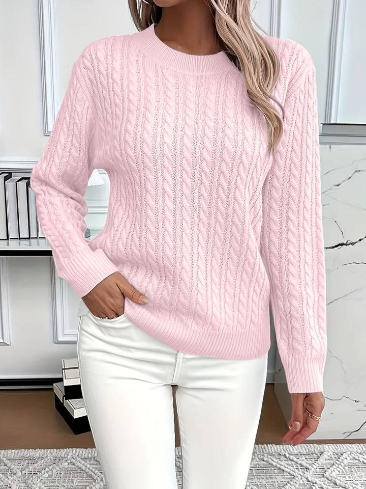 Ladies Cable Knit Jumper | Women's Jumper for Cozy Style