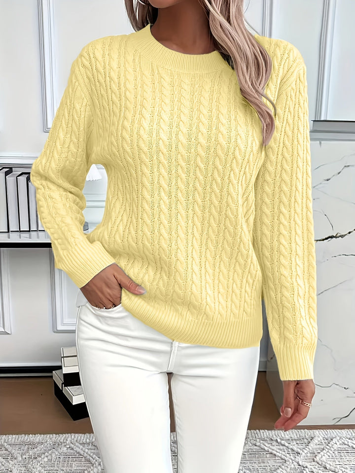 Ladies Cable Knit Jumper | Women's Jumper for Cozy Style