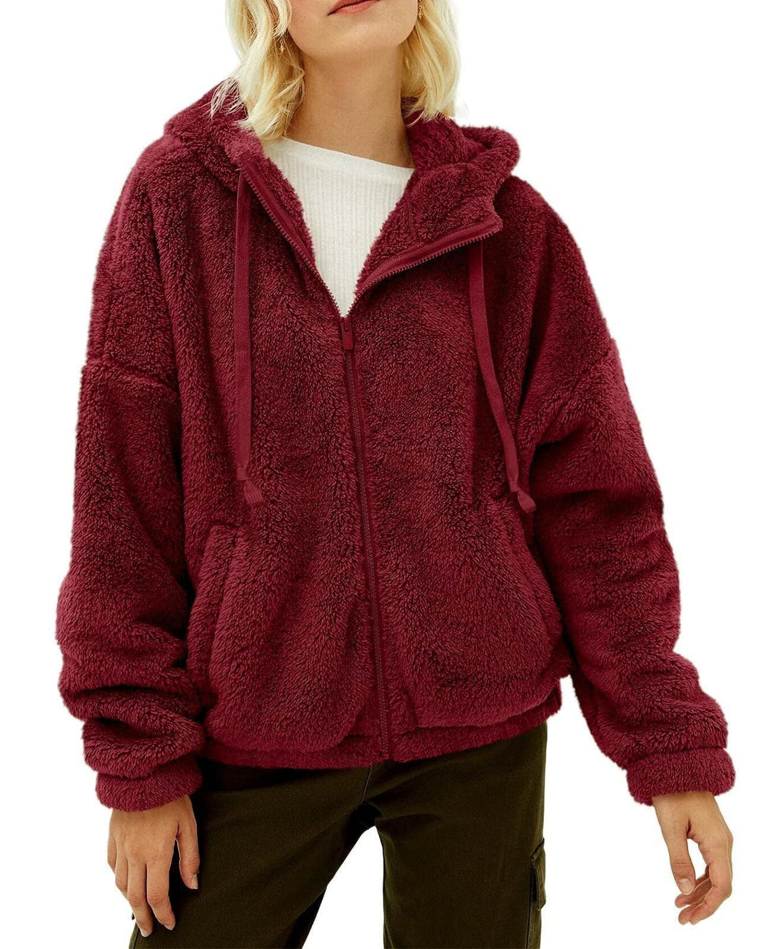 Ladies Fleece Jacket | Women's Hooded Outerwear