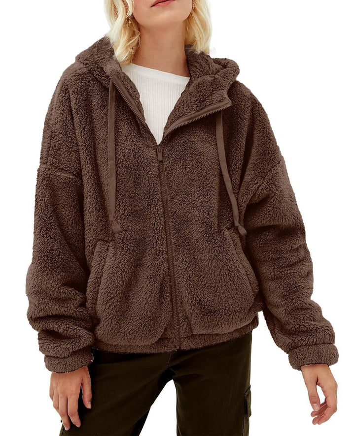 Ladies Fleece Jacket | Women's Hooded Outerwear