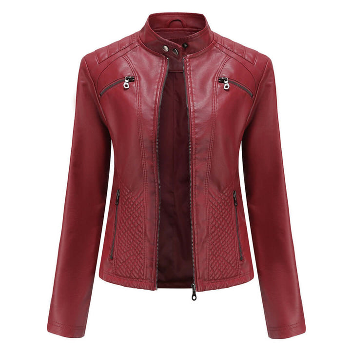 Ladies Leather Jacket | Women's Classic Fashion Outerwear 3