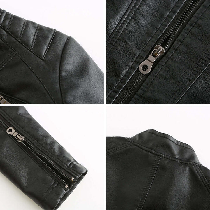 Ladies Leather Jacket | Women's Classic Fashion Outerwear 7