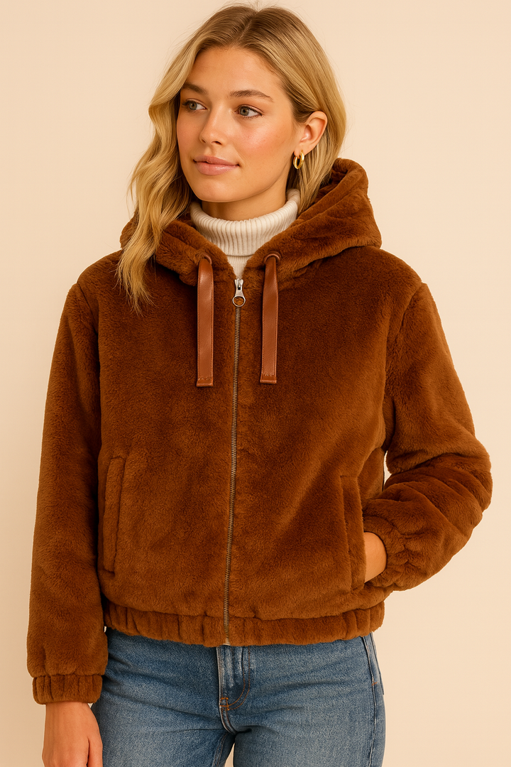 Ladies Teddy Coat | Women's Winter Coats Fleece Outerwear 1