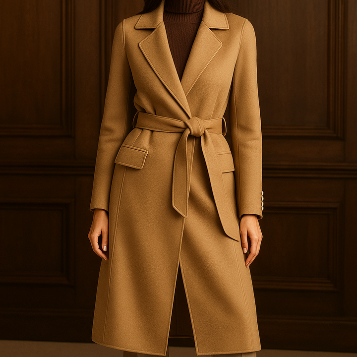 Lea Coat | Women's Winter Coat with Tie-Belt Design