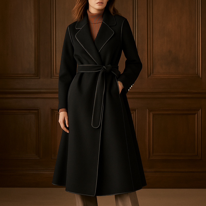 Lea Coat | Women's Winter Coat with Tie-Belt Design