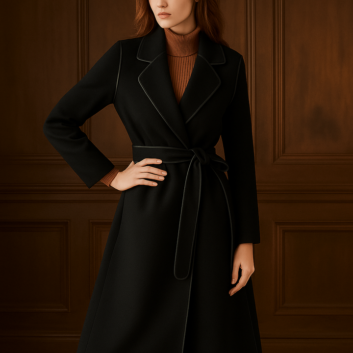 Lea Coat | Women's Winter Coat with Tie-Belt Design