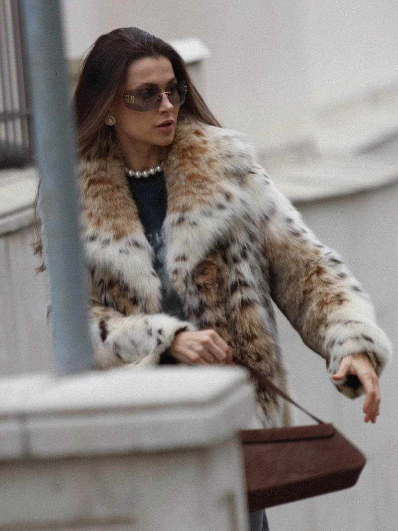 Leopard Print Faux Fur Jacket | Stylish Women's Outerwear