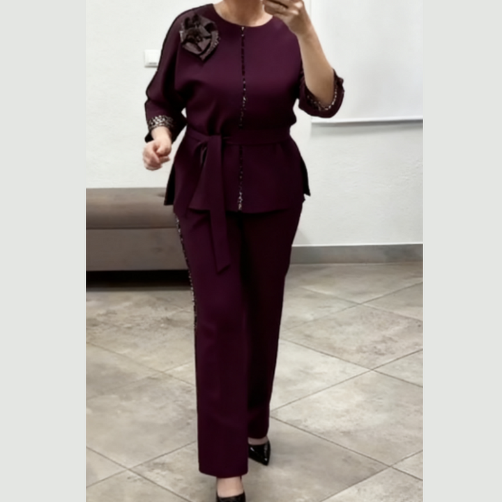 Leopard Print Two-Piece Set | Women's Fashion Outfit