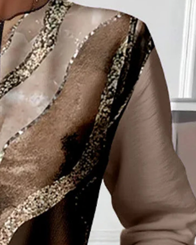 Lera Half-Zip Vintage Print Sweatshirt | Casual Wear