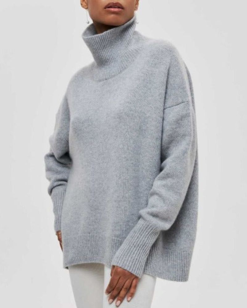 Evy Turtleneck Sweater | Women's Relaxed Fit Knitwear