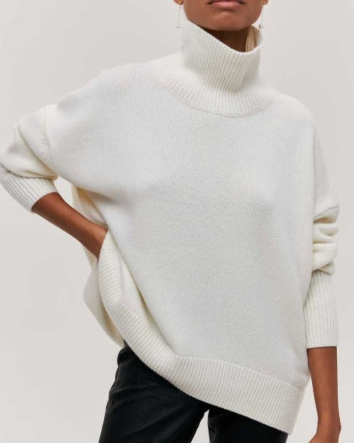 Evy Turtleneck Sweater | Women's Relaxed Fit Knitwear
