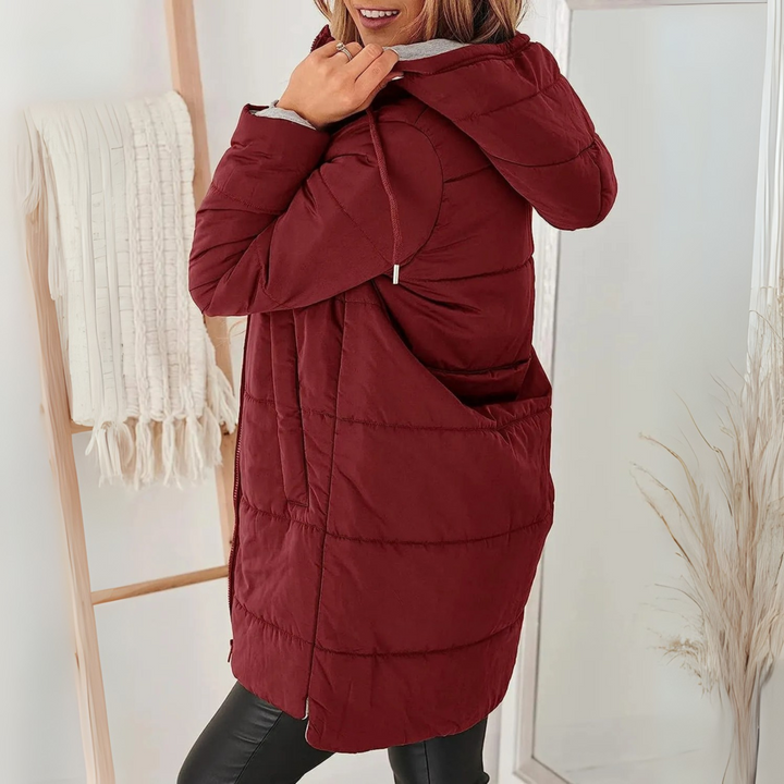 Lightweight Black Puffer Jacket | Casual Hooded Puffer Coat