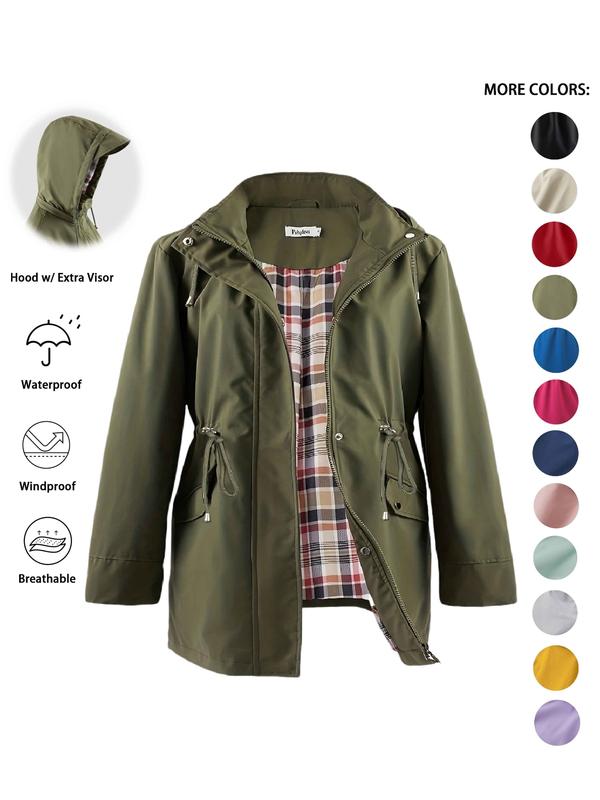 Lightweight Black Trench Coat Women | Casual Outerwear